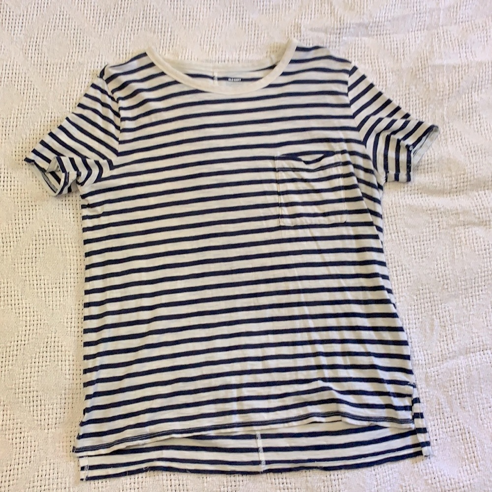 Striped pocket shirt